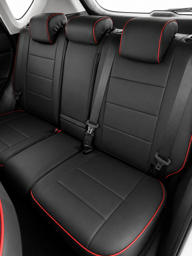 Custom seat cover installation