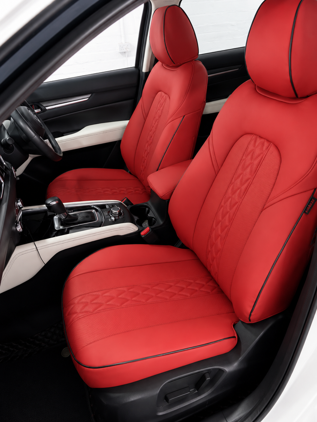 Custom seat cover installation