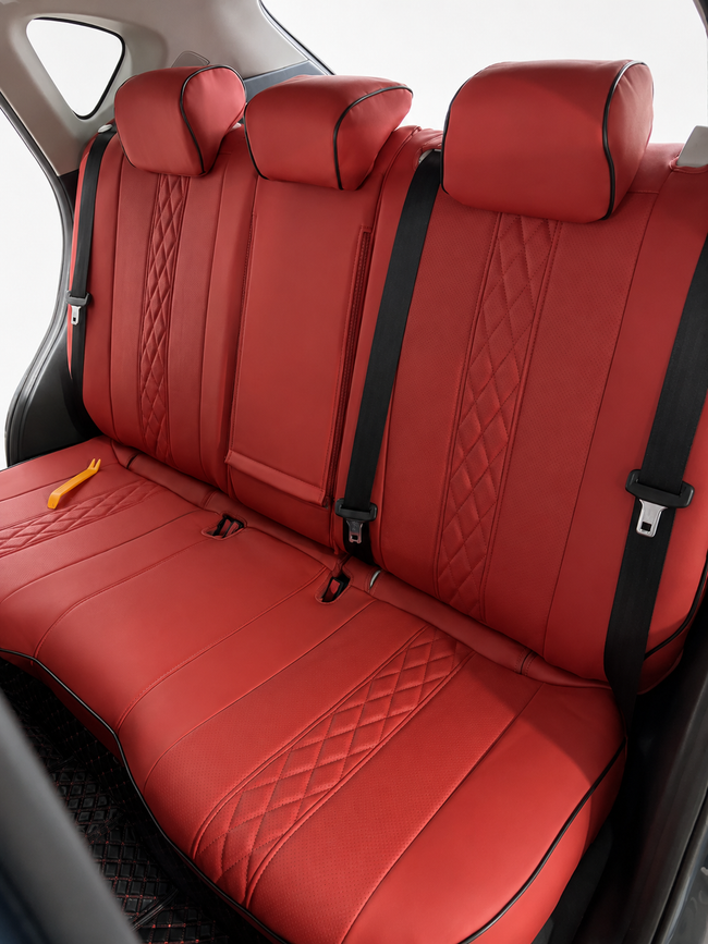 Custom seat cover installation