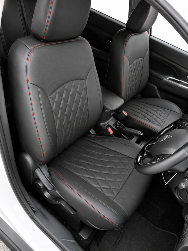 Custom seat cover installation