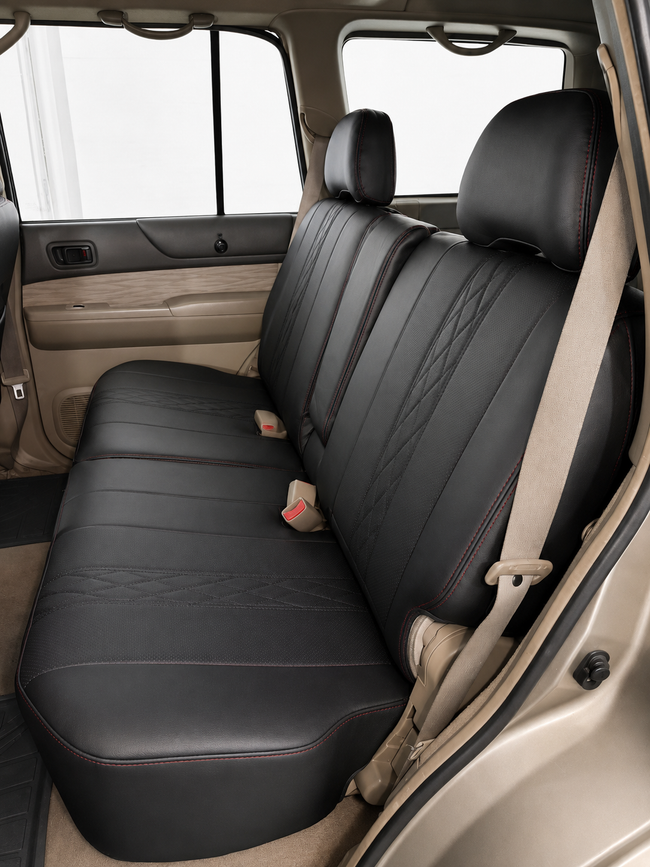 Custom seat cover installation