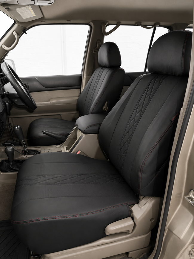 Custom seat cover installation