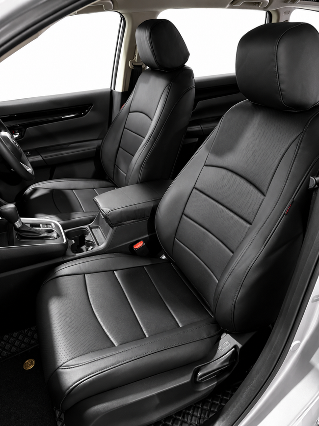 Custom seat cover installation
