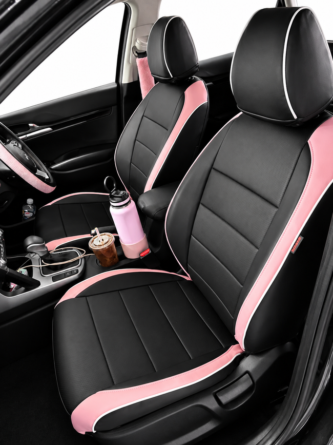 Custom seat cover installation