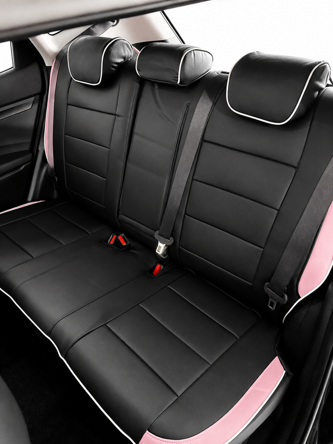 Custom seat cover installation