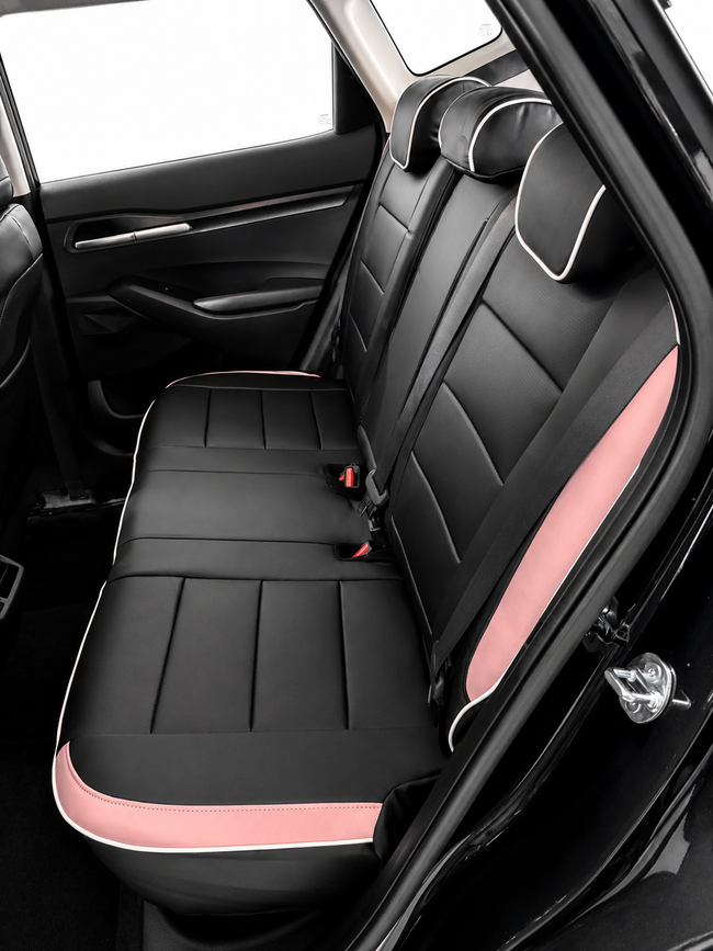 Custom seat cover installation