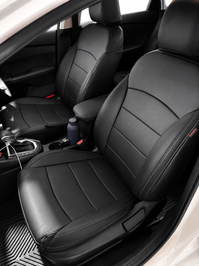Custom seat cover installation