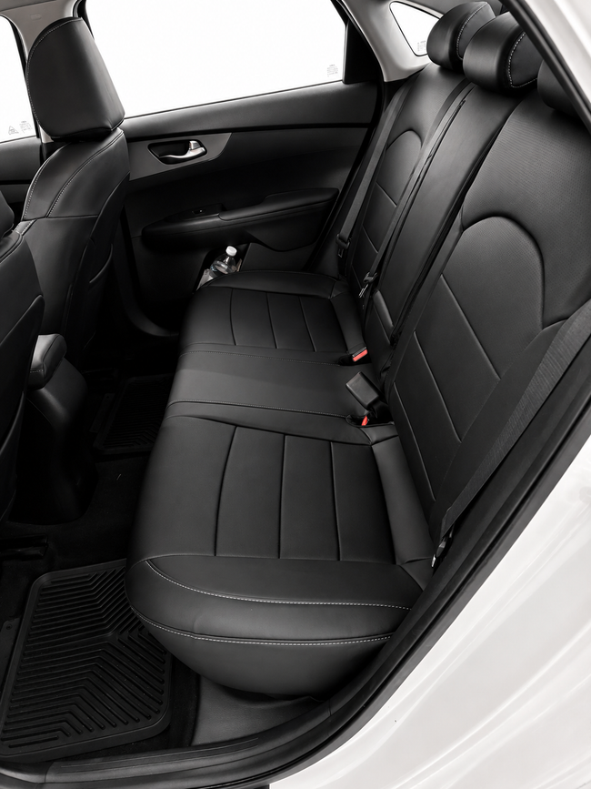 Custom seat cover installation