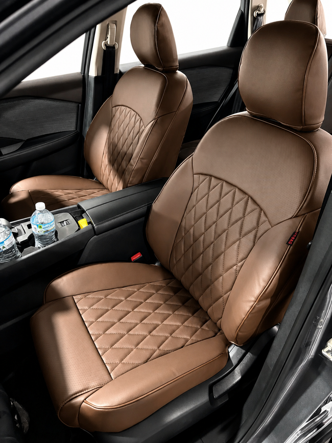 Custom seat cover installation