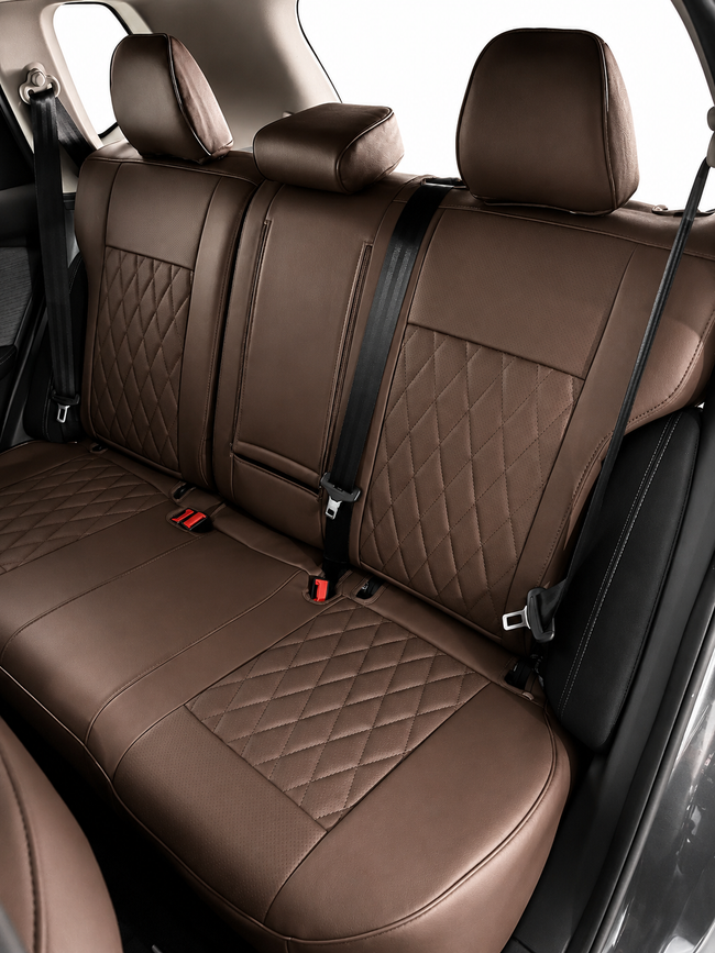 Custom seat cover installation