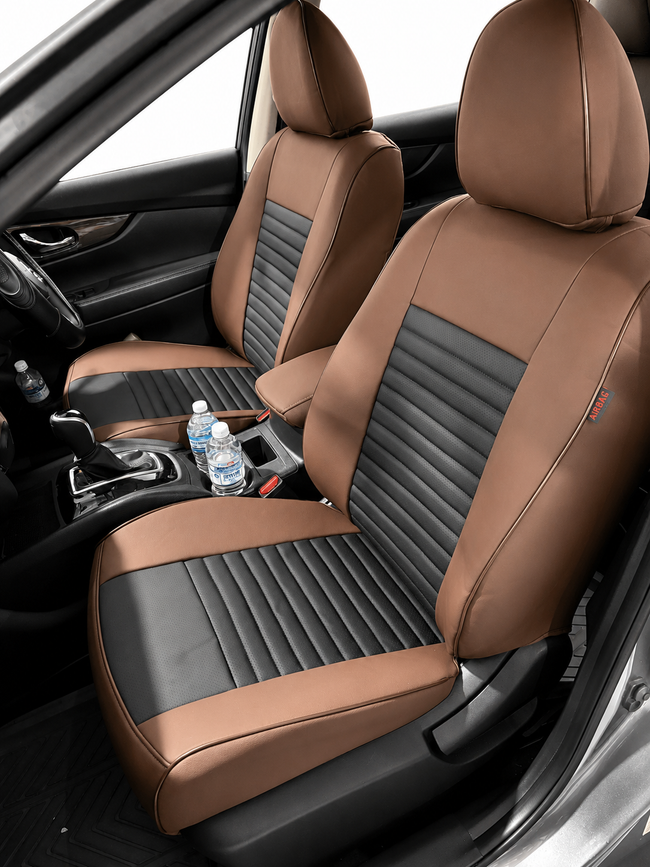 Custom seat cover installation