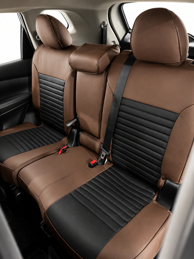 Custom seat cover installation