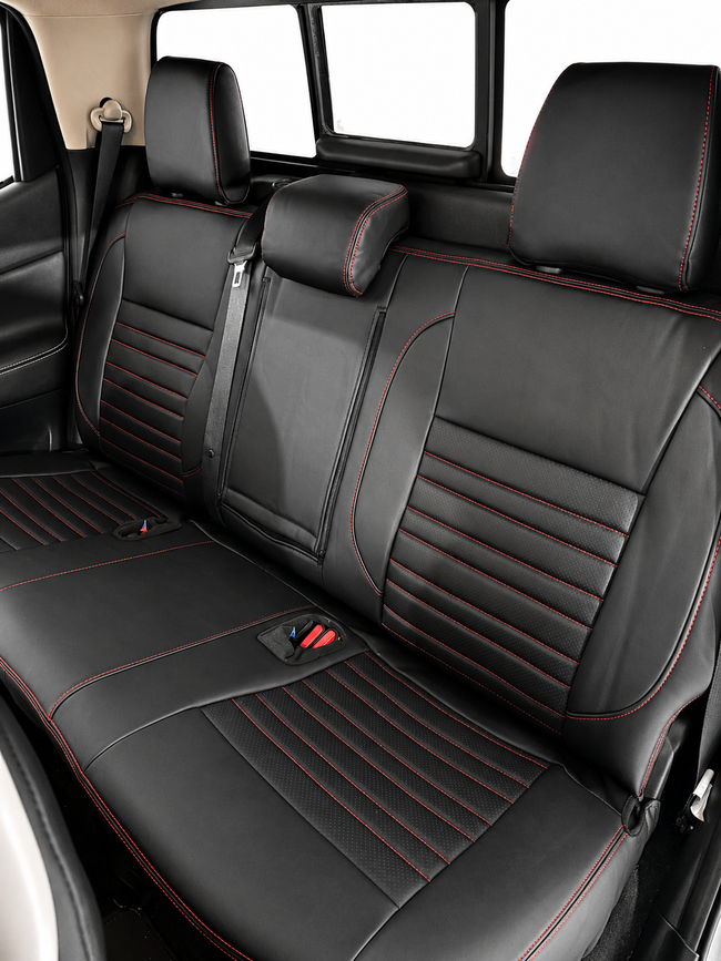 Custom seat cover installation