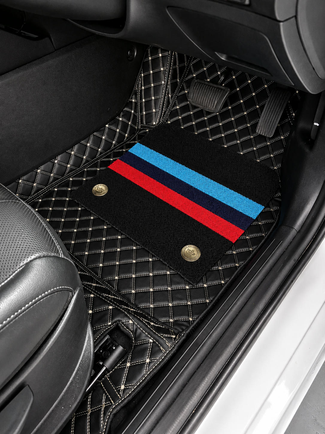 Custom floor mat installation