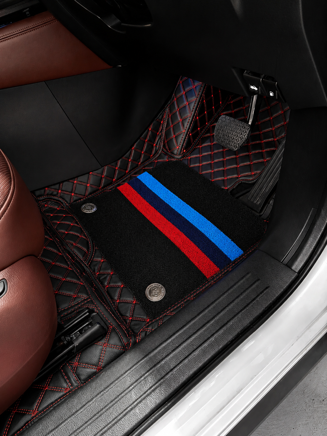 Custom floor mat installation
