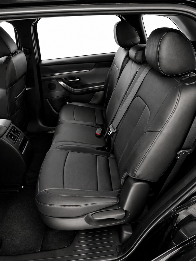 Custom seat cover installation