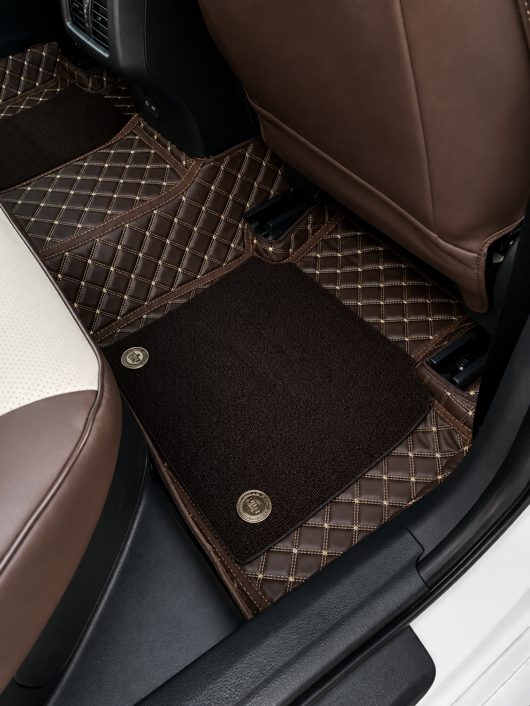 Custom floor mat installation