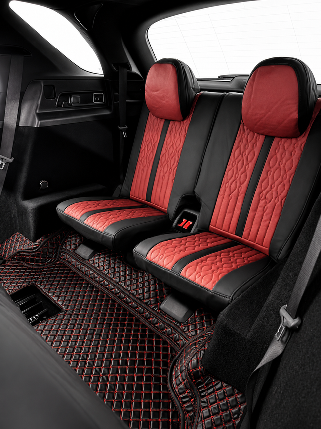 Custom seat cover installation