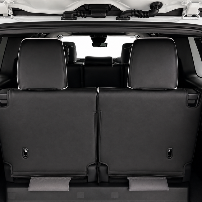 Custom seat cover installation