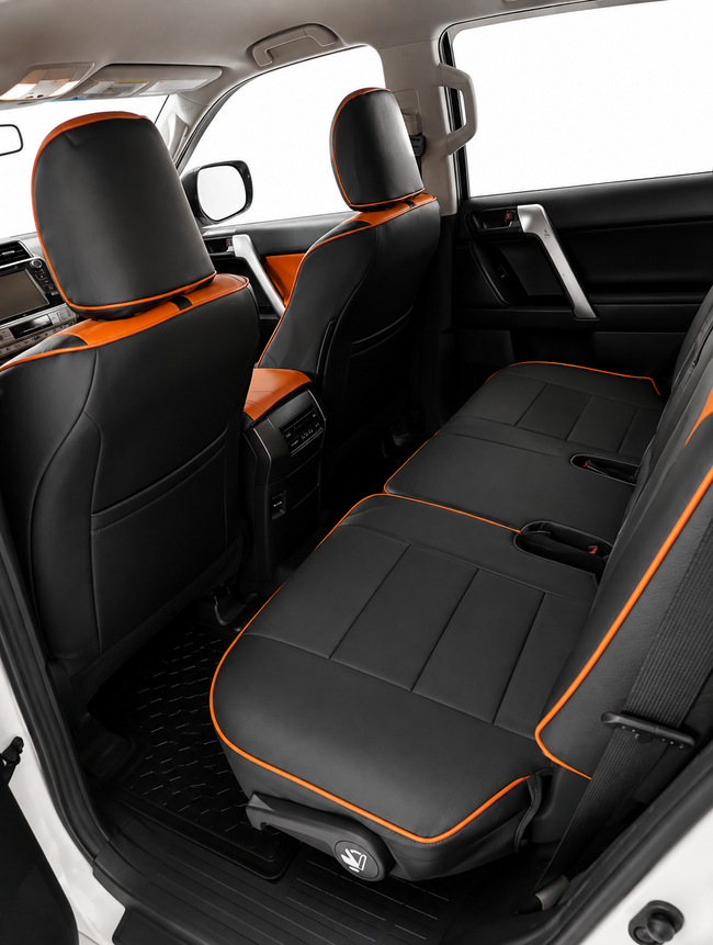 Custom seat cover installation
