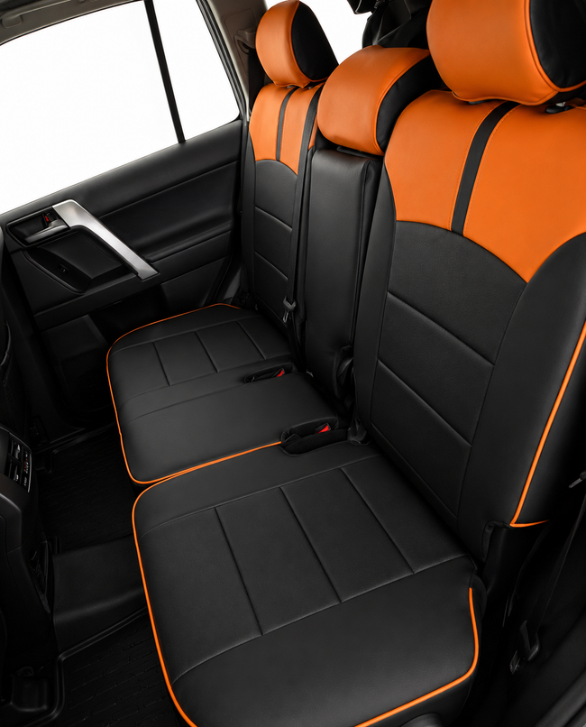 Custom seat cover installation