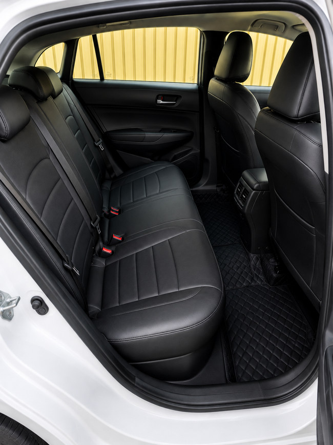 Custom seat cover installation