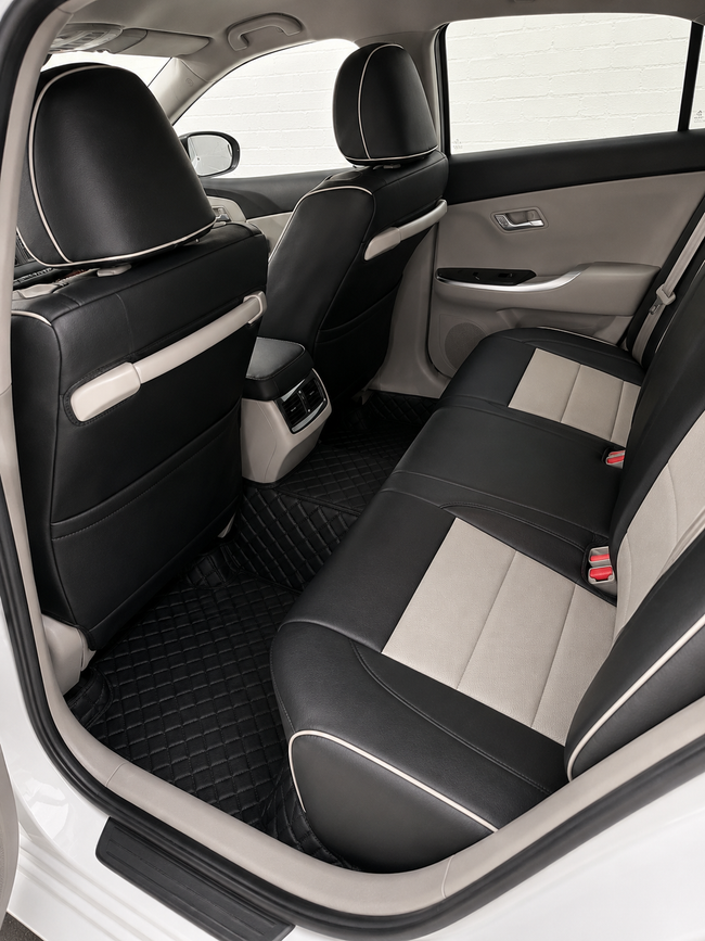 Custom seat cover installation
