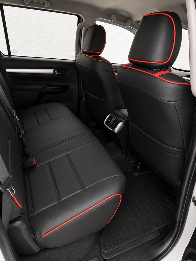 Custom seat cover installation