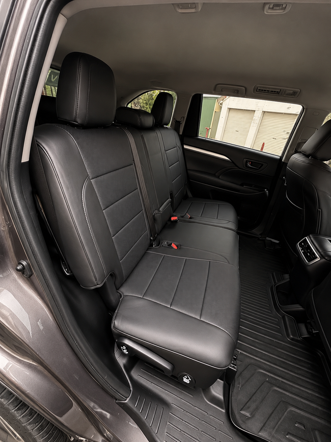Custom seat cover installation
