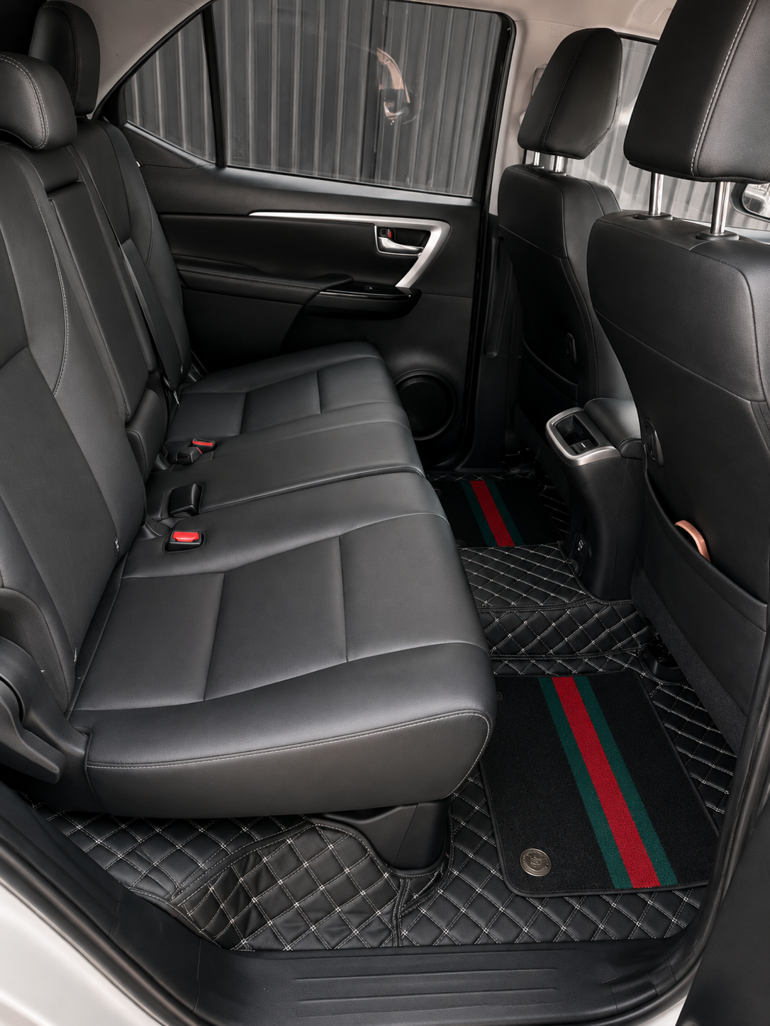 Custom floor mat installation