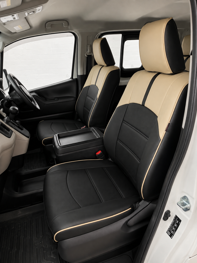 Custom seat cover installation