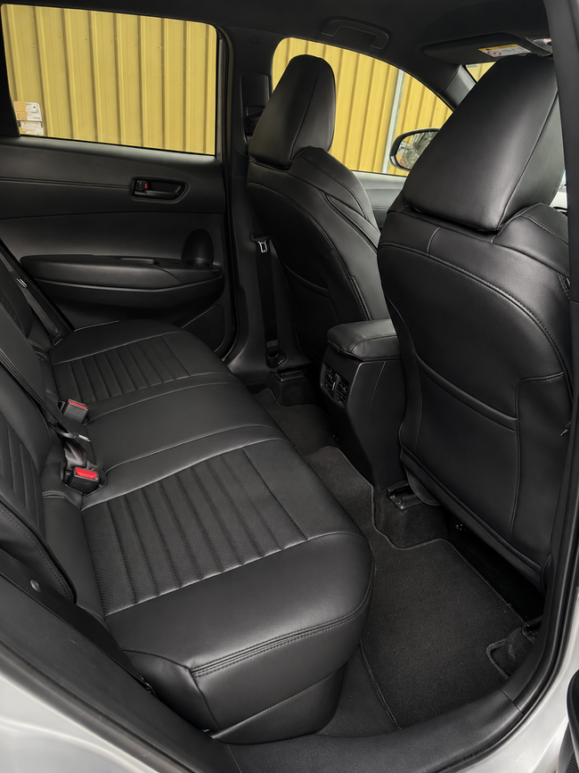 Custom seat cover installation