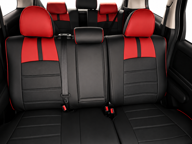 Custom seat cover installation