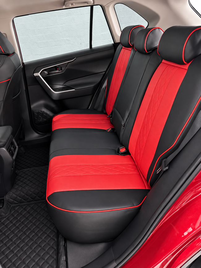 Custom seat cover installation