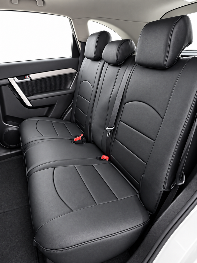 Custom seat cover installation