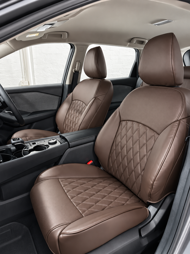 Custom seat cover installation