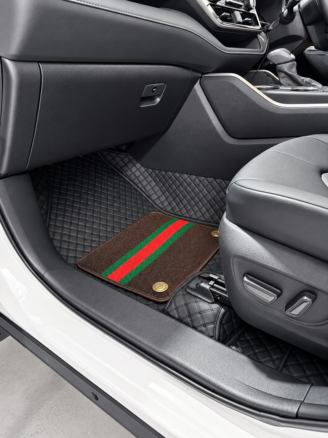 Custom floor mat installation