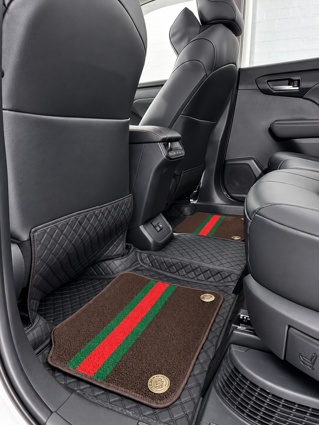 Custom floor mat installation