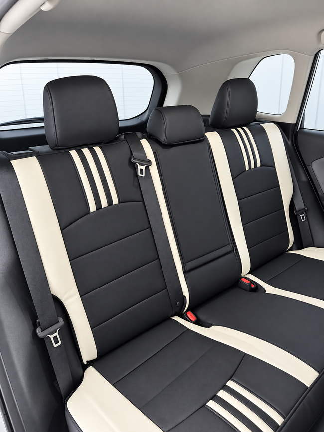 Custom seat cover installation
