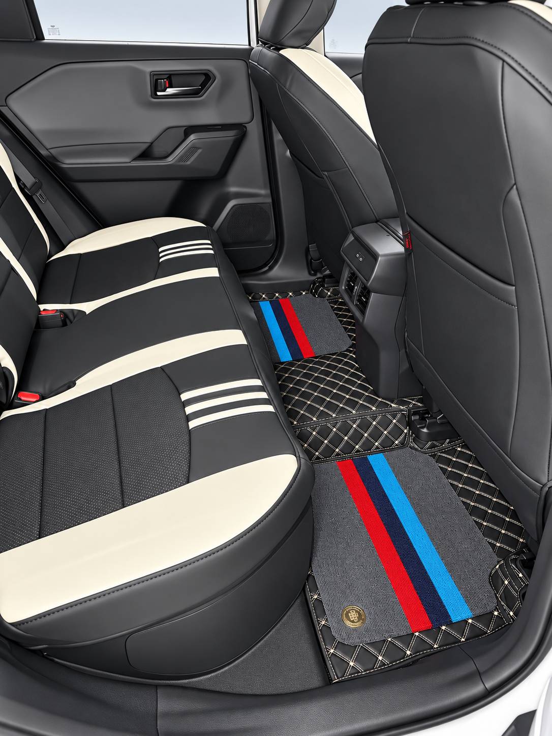 Custom floor mat installation