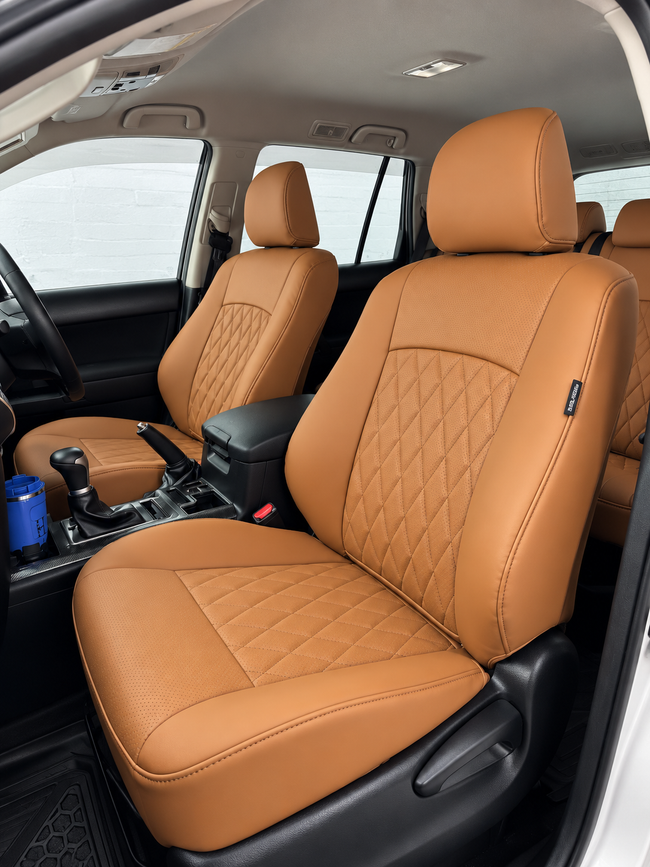Custom seat cover installation