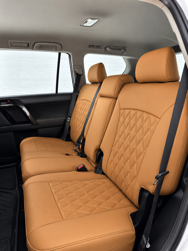 Custom seat cover installation