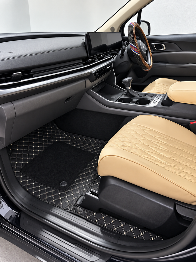 Custom seat cover installation