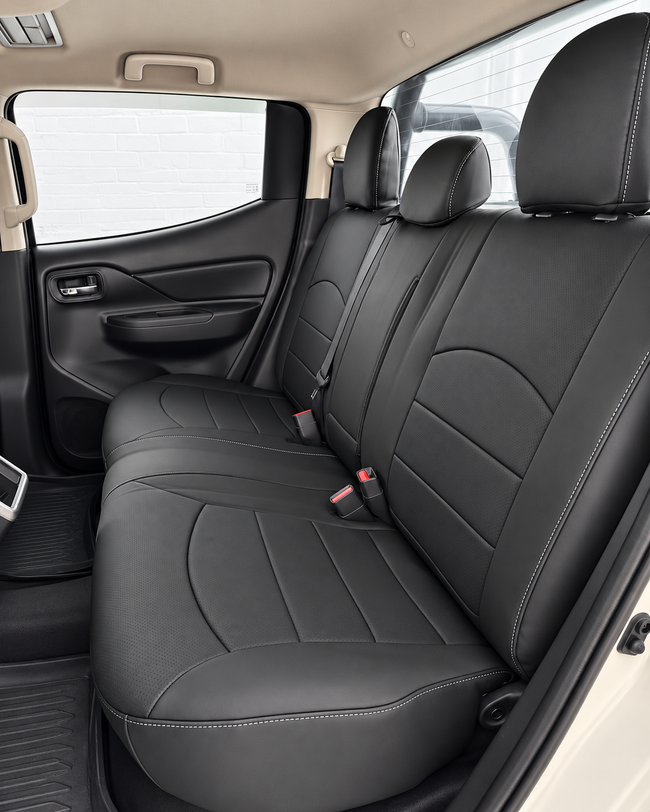 Custom seat cover installation