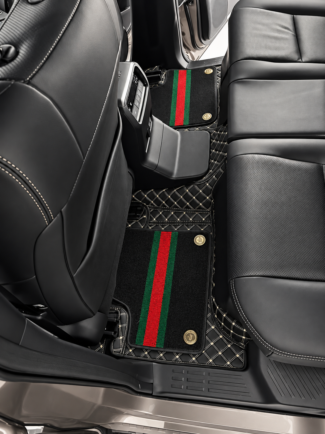 Custom floor mat installation