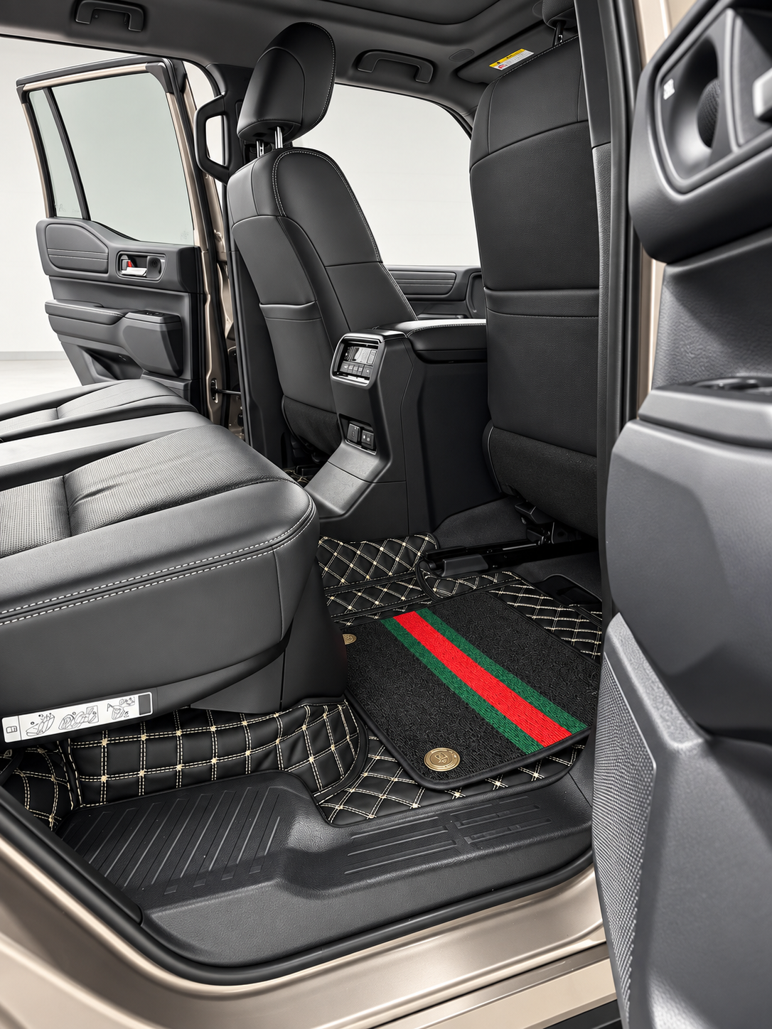 Custom floor mat installation