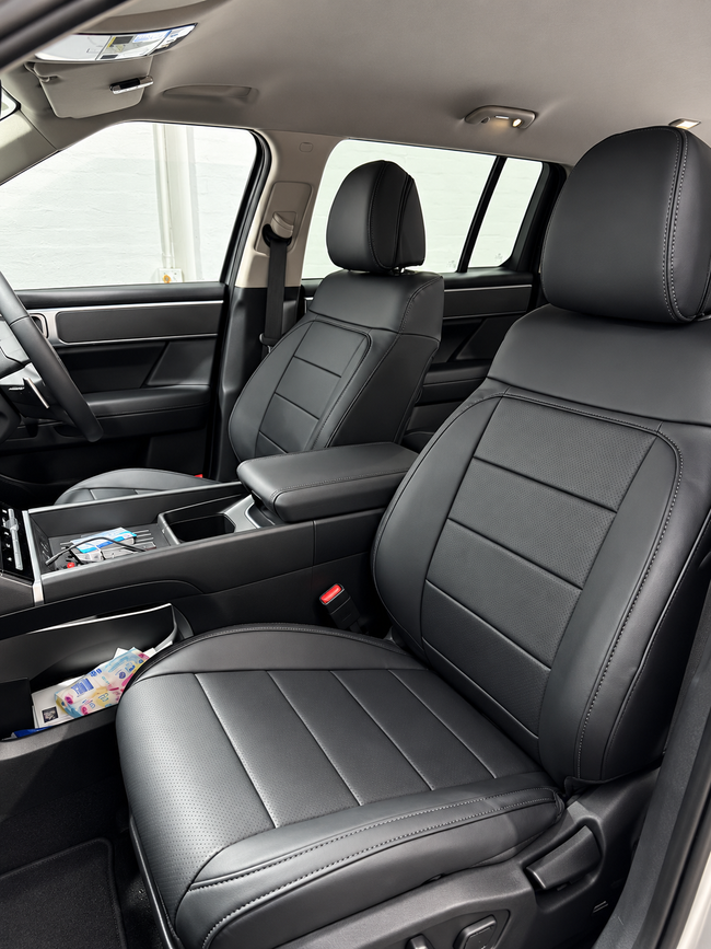 Custom seat cover installation
