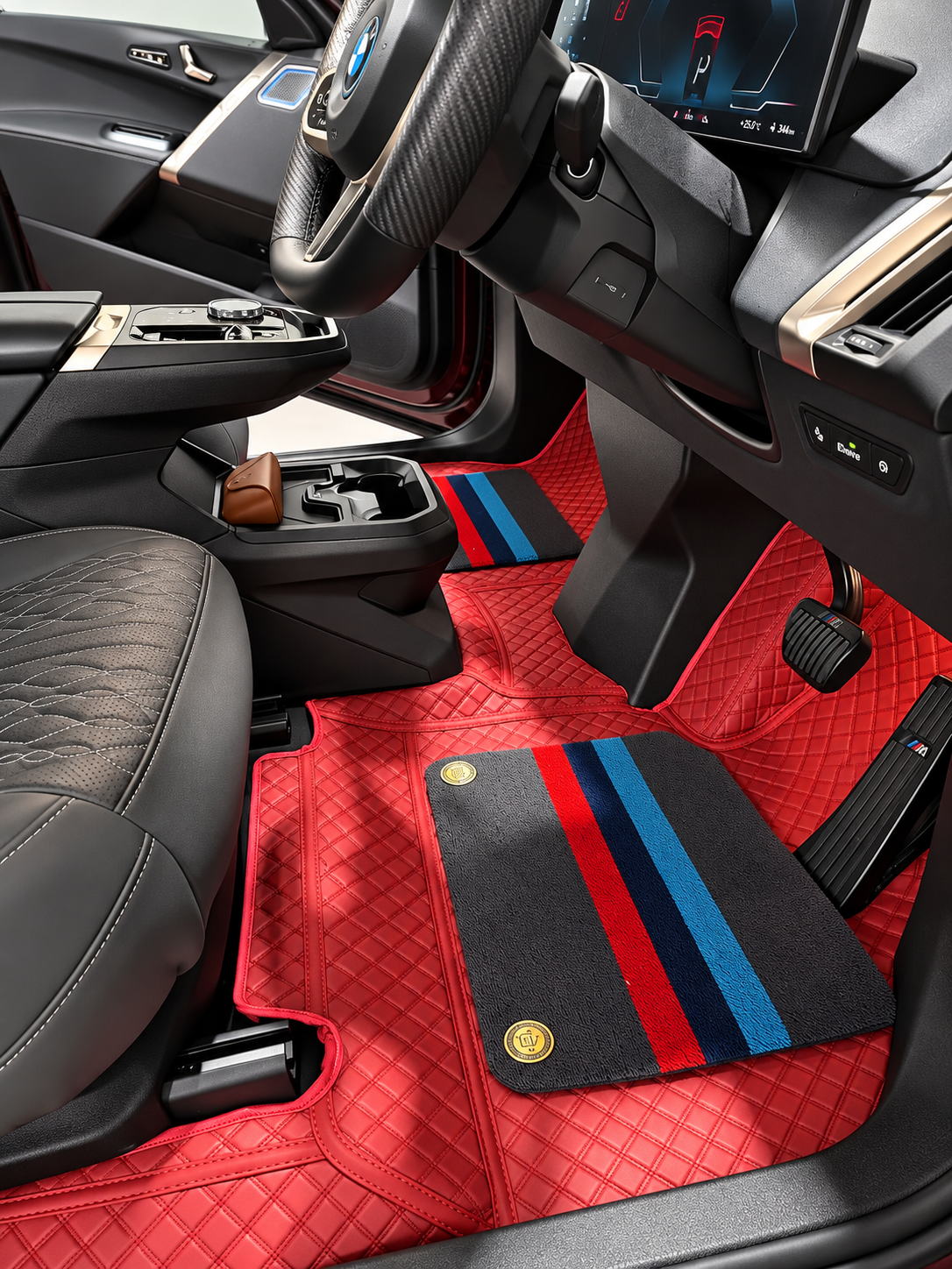 Custom floor mat installation