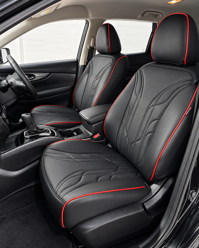 Custom seat cover installation