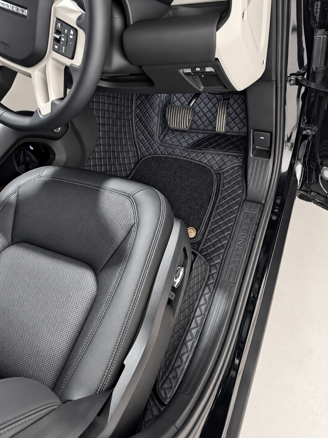 Custom floor mat installation
